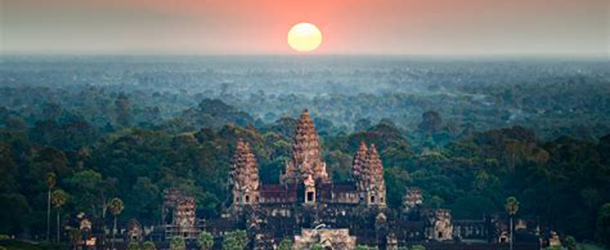 angkor-sunset